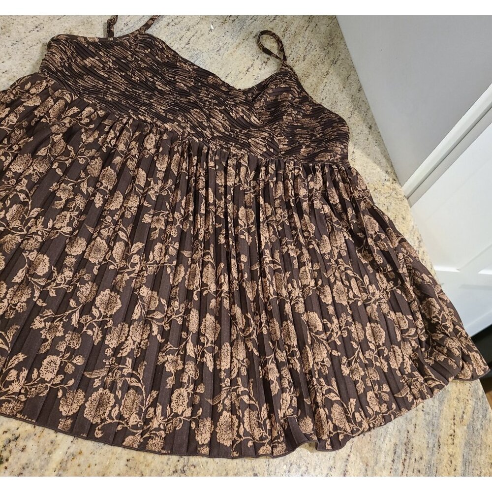 New! Lot of 2 Lane Bryant Sz 14/16 Floral Asymmetrical Hem Blouse & Smocked Tank - Picture 7 of 16